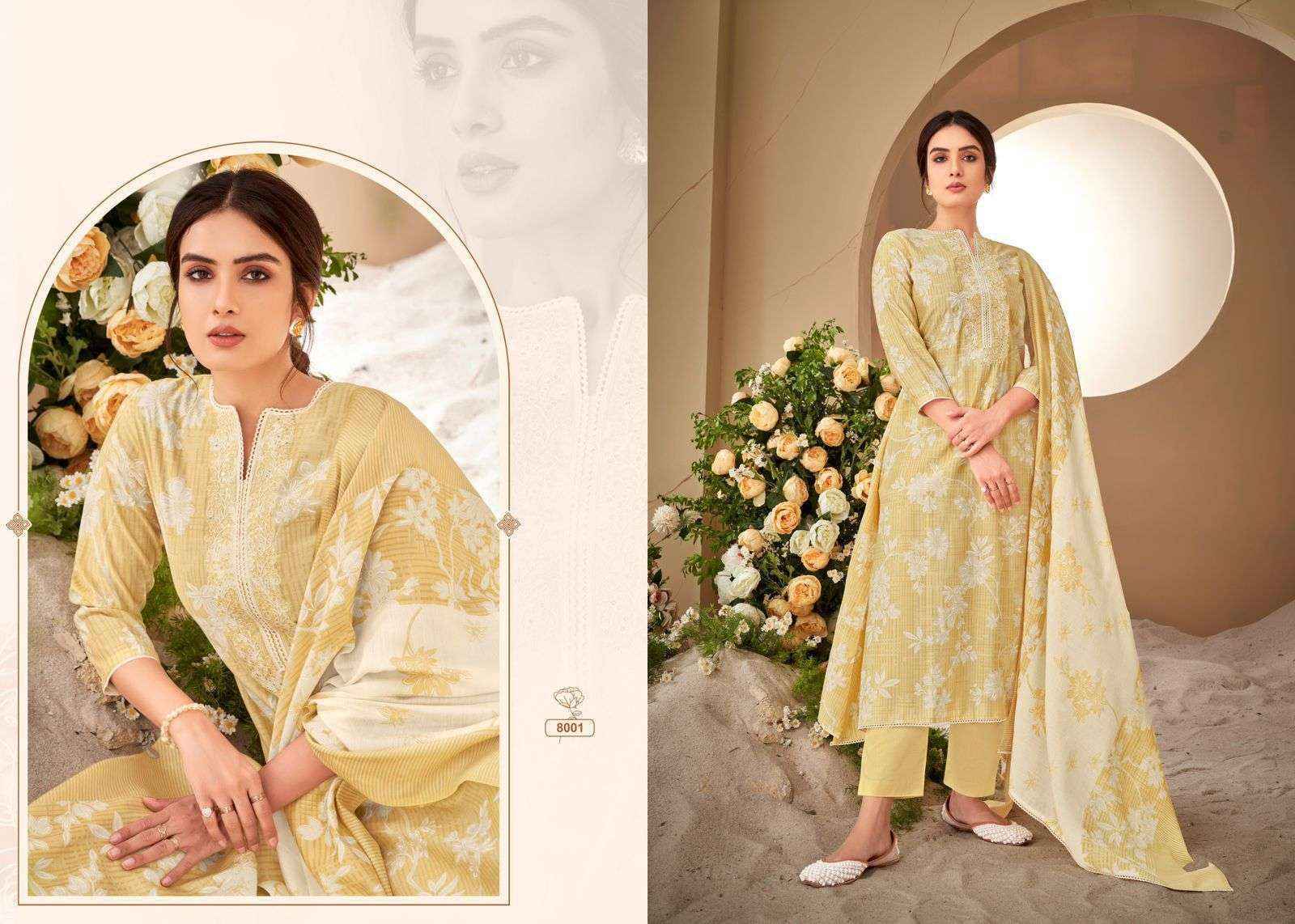 Salvi Fashion Selvina Silk Vol 8 Modal Silk Dress Material 8 pcs Catalogue