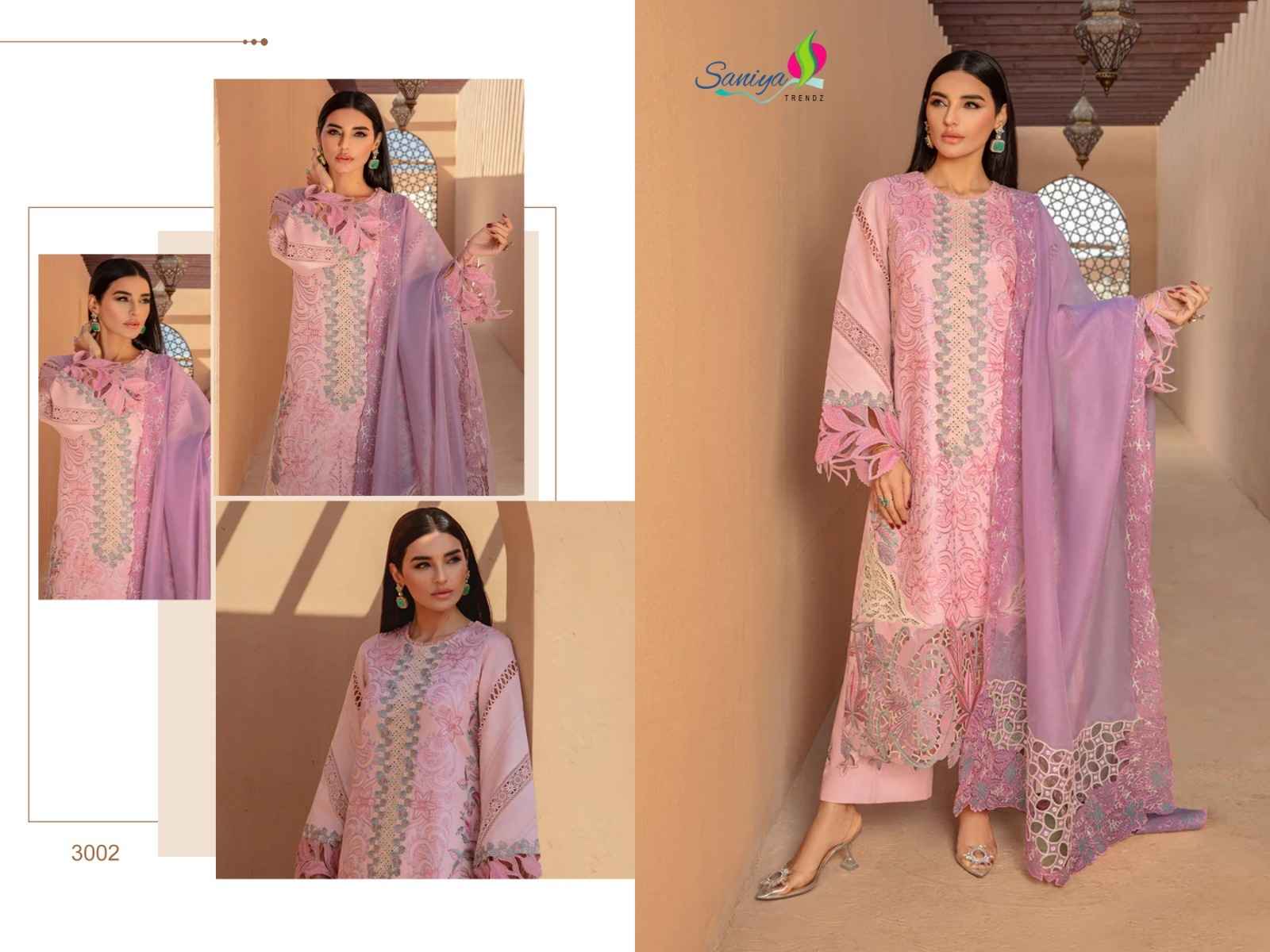 Saniya Trendz Rang Rasiya Nx Vol 3 Cotton Dress Material 3 pcs Catalogue