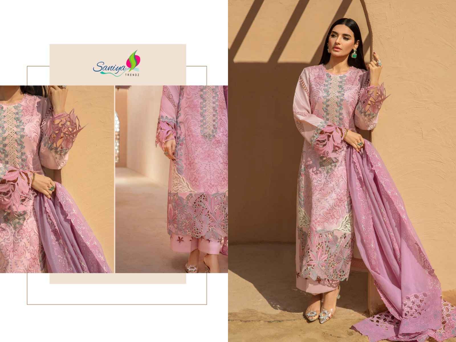 Saniya Trendz Rang Rasiya Nx Vol 3 Cotton Dress Material 3 pcs Catalogue