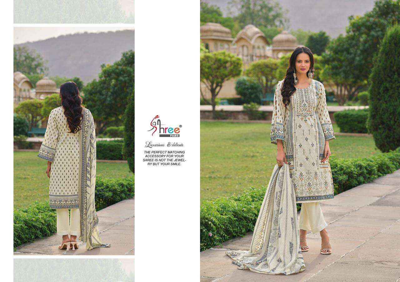 Shree Fabs Shanaya Cotton Dress Material 5 pcs Catalogue