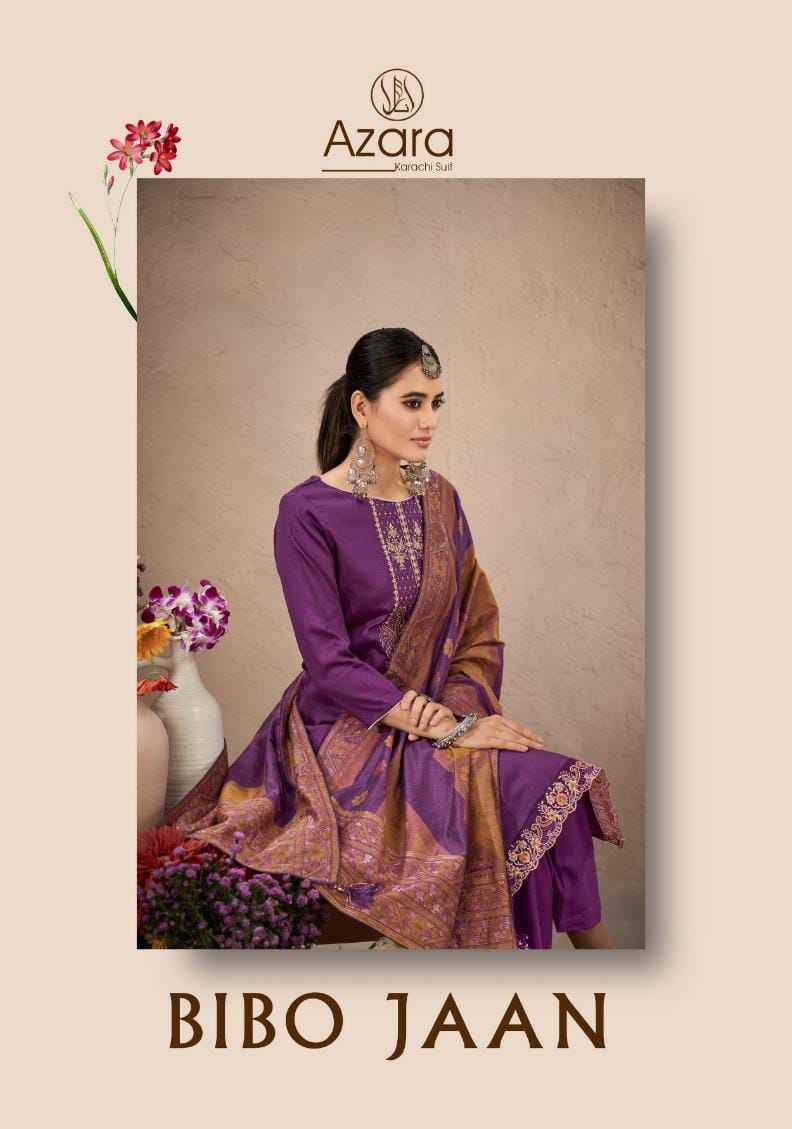 Azara Bibo Jaan Zam Cotton Dress Material (6 pc Cataloge)