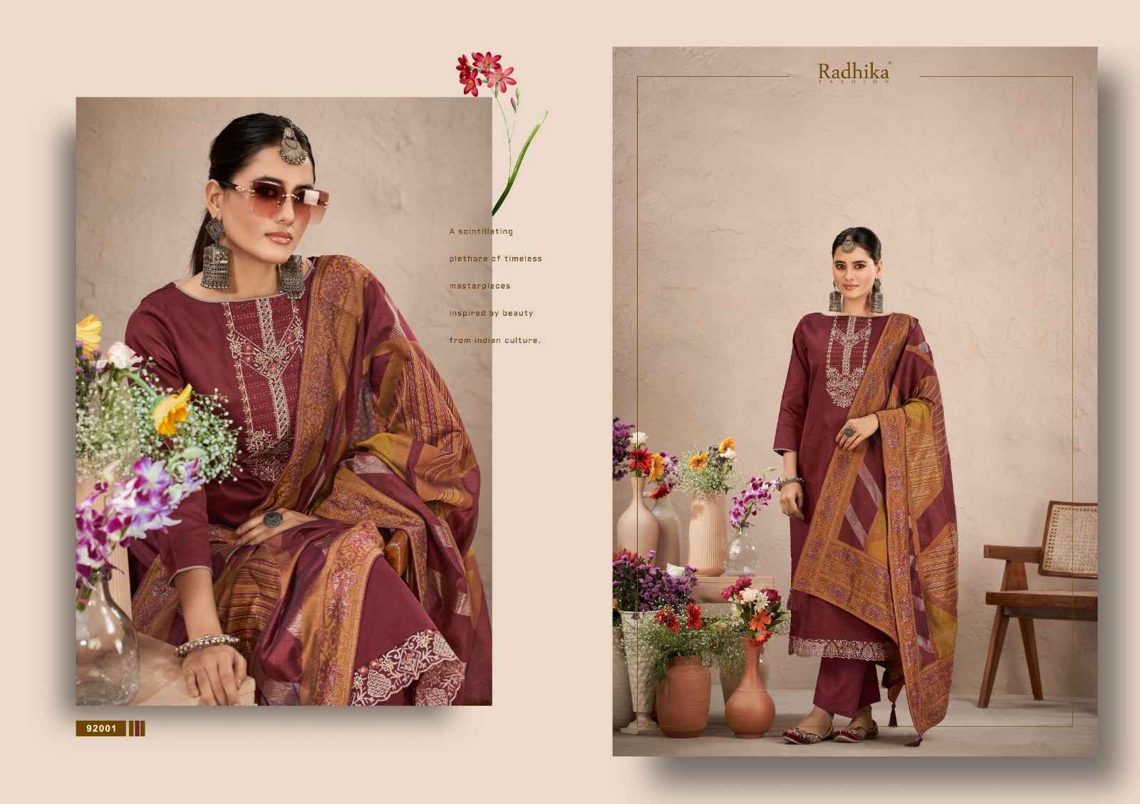 Azara Bibo Jaan Zam Cotton Dress Material (6 pc Cataloge)