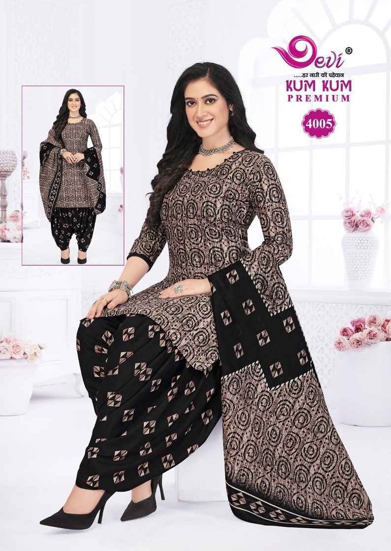 Devi Kum Kum Premium Vol-4 Cotton Readymade Suit (12 pcs Catalogue)