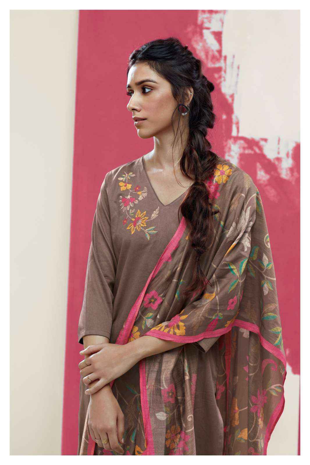 Ganga Ishana 1327 Cotton Dress Material (5 pcs catalog )