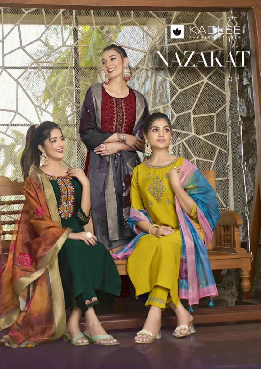 Kadlee Nazakat Viscose Readymade Suit (6 pcs Catalogue)