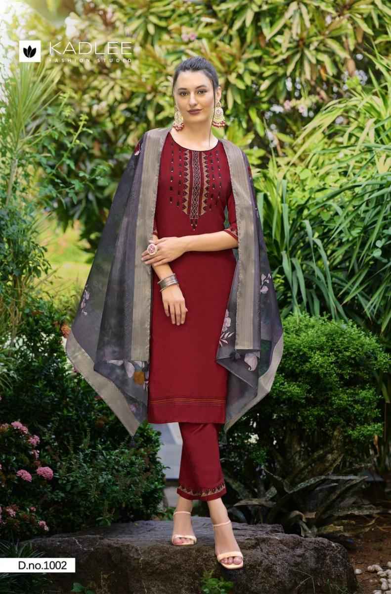 Kadlee Nazakat Viscose Readymade Suit (6 pcs Catalogue)