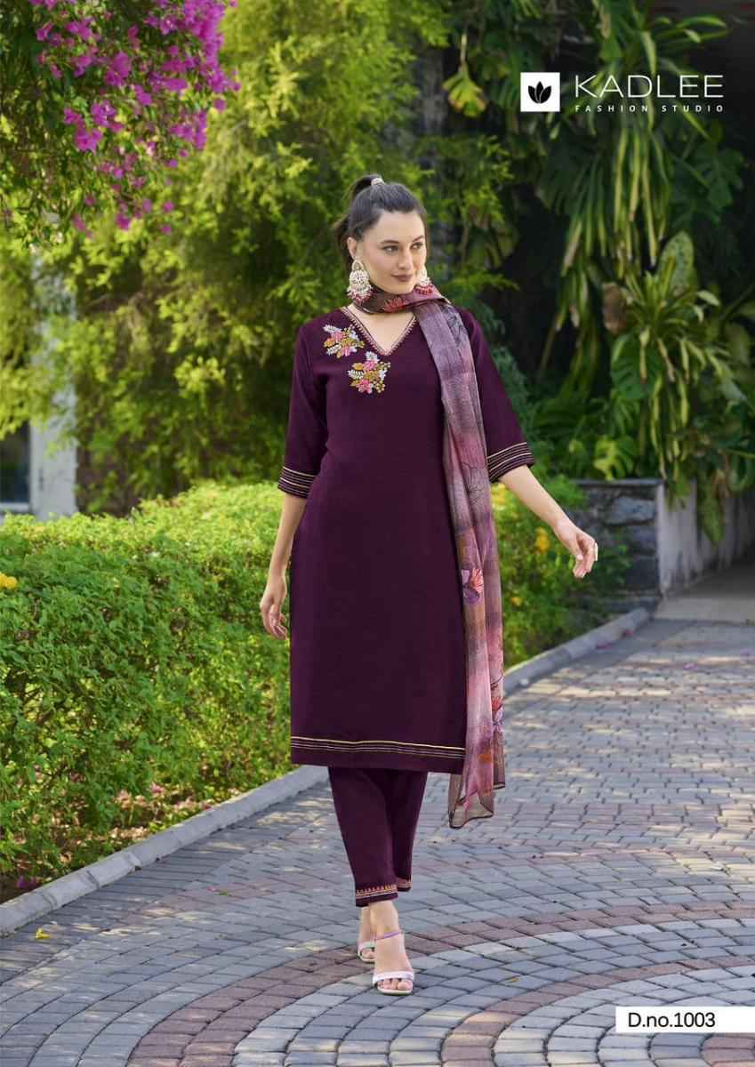 Kadlee Nazakat Viscose Readymade Suit (6 pcs Catalogue)