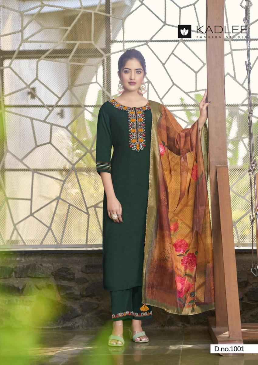 Kadlee Nazakat Viscose Readymade Suit (6 pcs Catalogue)