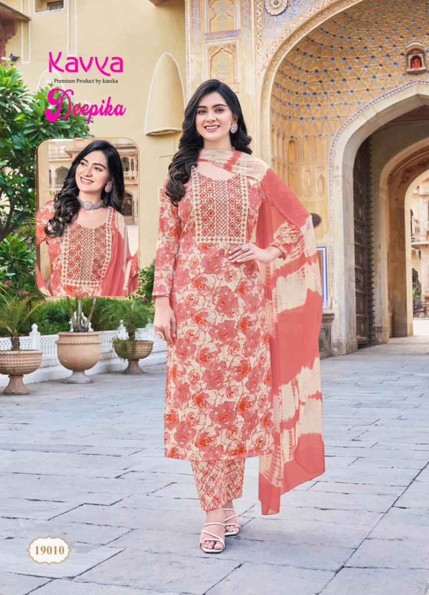 Kavya Deepika Vol-19 Cotton Readymade Suit (10 pcs Catalogue)