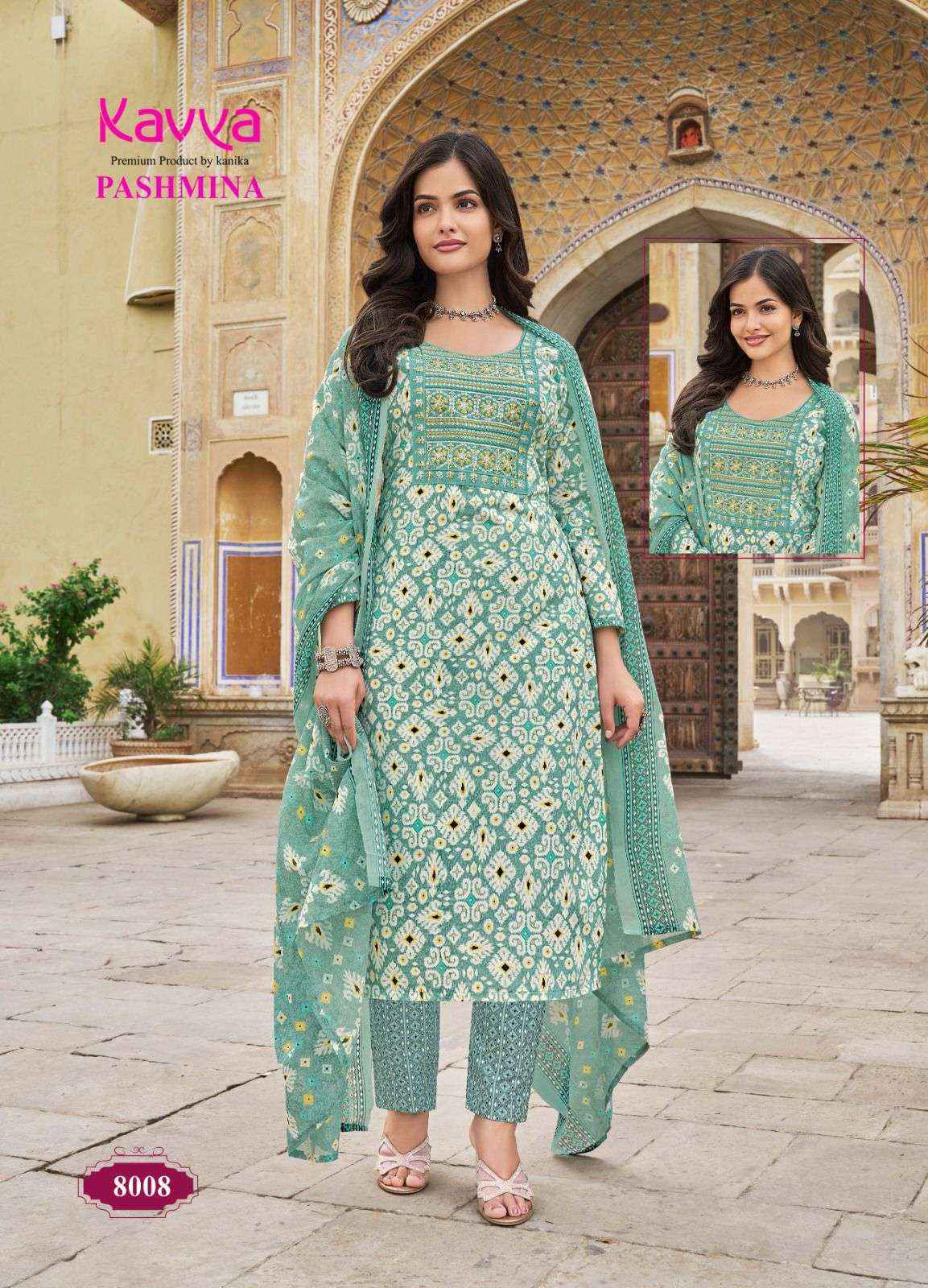 Kavya Pashmina Vol 8 Cotton Kurti Combo 10 pcs Catalogue