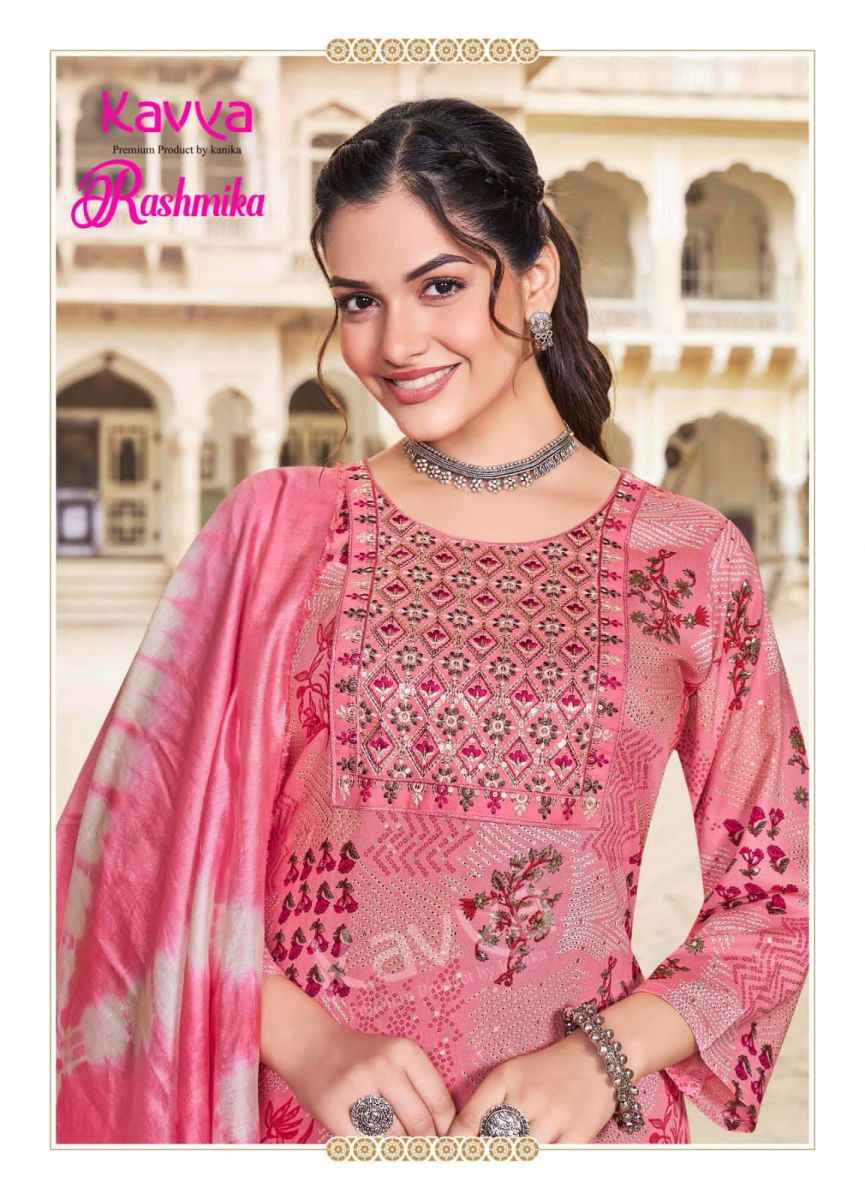 Kavya Rashmika Vol-2 Rayon Readymade Suit (10 pcs Catalogue)