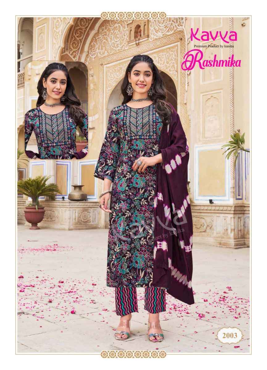 Kavya Rashmika Vol-2 Rayon Readymade Suit (10 pcs Catalogue)