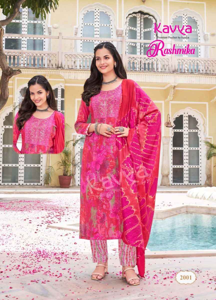 Kavya Rashmika Vol-2 Rayon Readymade Suit (10 pcs Catalogue)