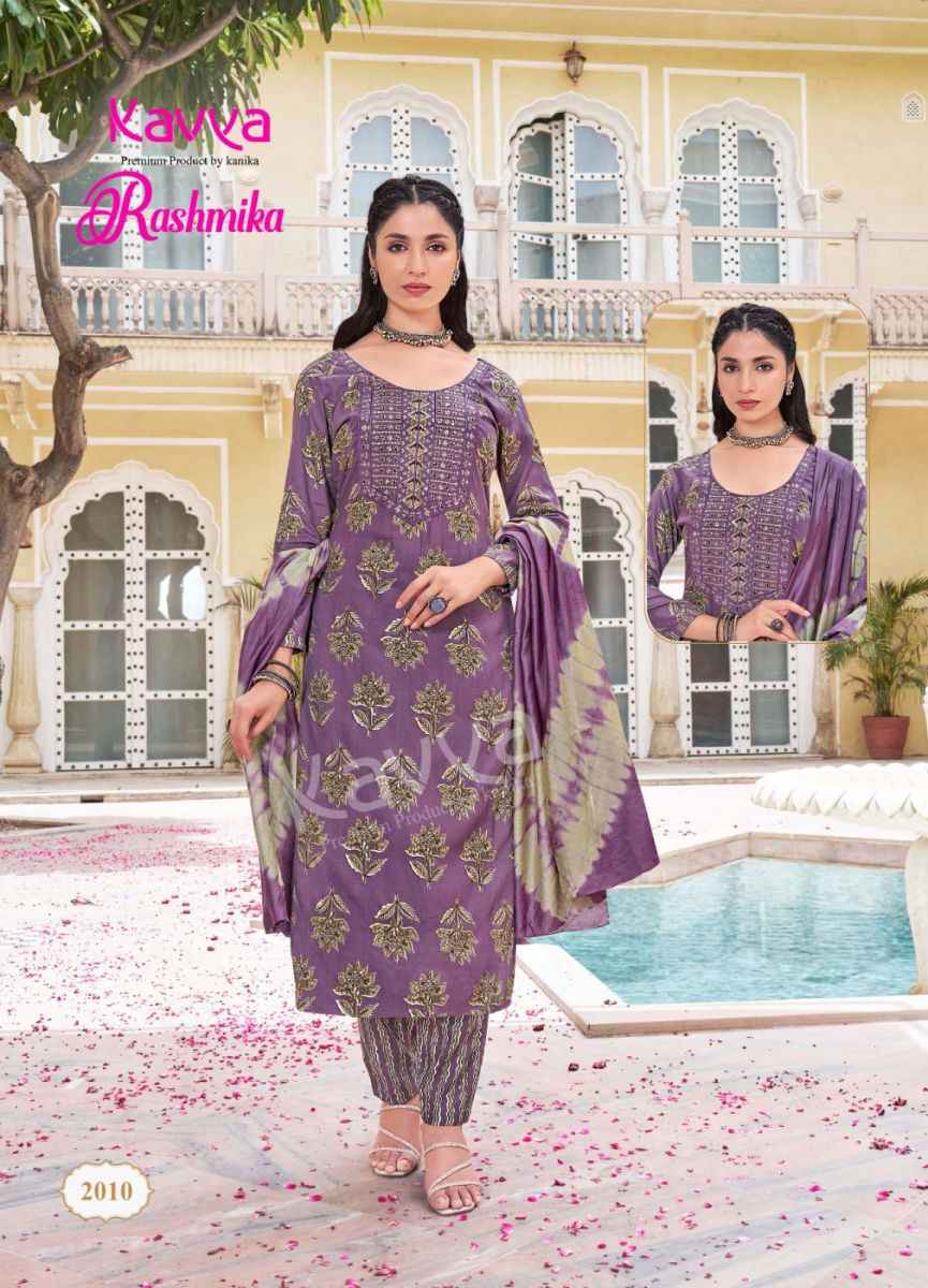 Kavya Rashmika Vol-2 Rayon Readymade Suit (10 pcs Catalogue)