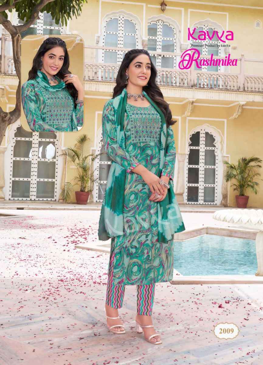 Kavya Rashmika Vol-2 Rayon Readymade Suit (10 pcs Catalogue)