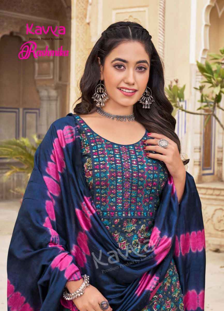 Kavya Rashmika Vol-2 Rayon Readymade Suit (10 pcs Catalogue)