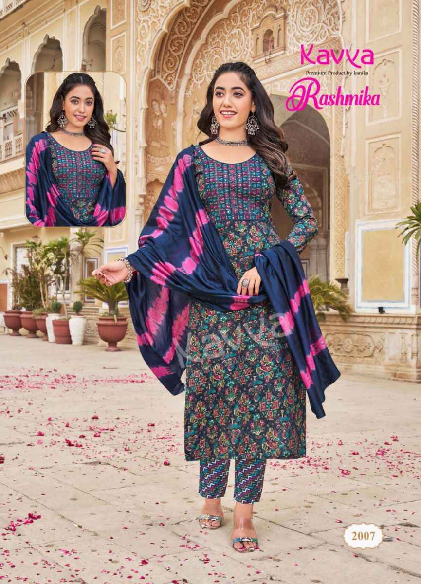 Kavya Rashmika Vol-2 Rayon Readymade Suit (10 pcs Catalogue)