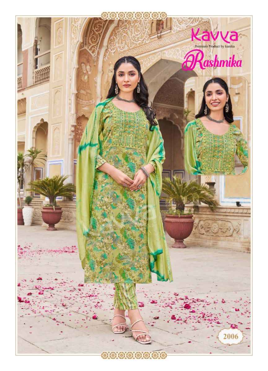 Kavya Rashmika Vol-2 Rayon Readymade Suit (10 pcs Catalogue)