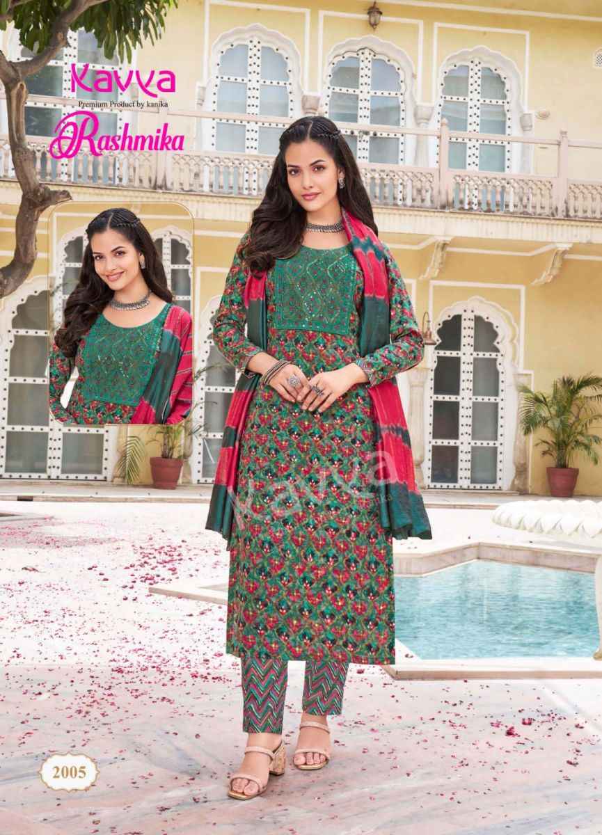 Kavya Rashmika Vol-2 Rayon Readymade Suit (10 pcs Catalogue)