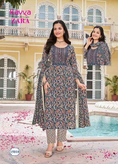 Kavya Zara Vol 15 Readymade Cotton Dress 10 pcs Catalogue