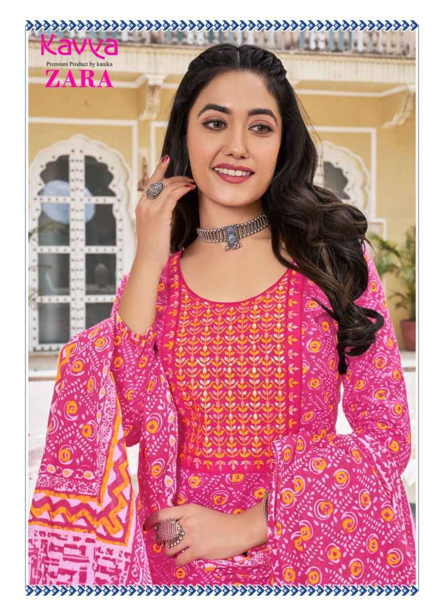 Kavya Zara Vol 15 Readymade Cotton Dress 10 pcs Catalogue