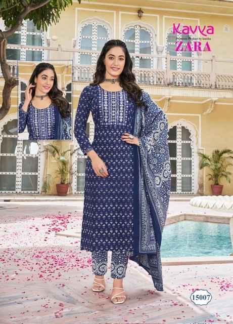 Kavya Zara Vol 15 Readymade Cotton Dress 10 pcs Catalogue