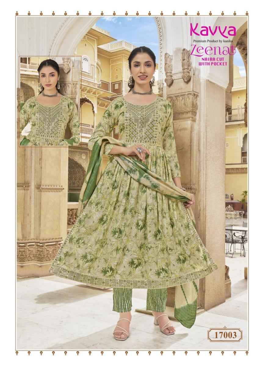 Kavya Zeenat Vol-17 Capsule Readymade Suit (10 pcs Catalogue)