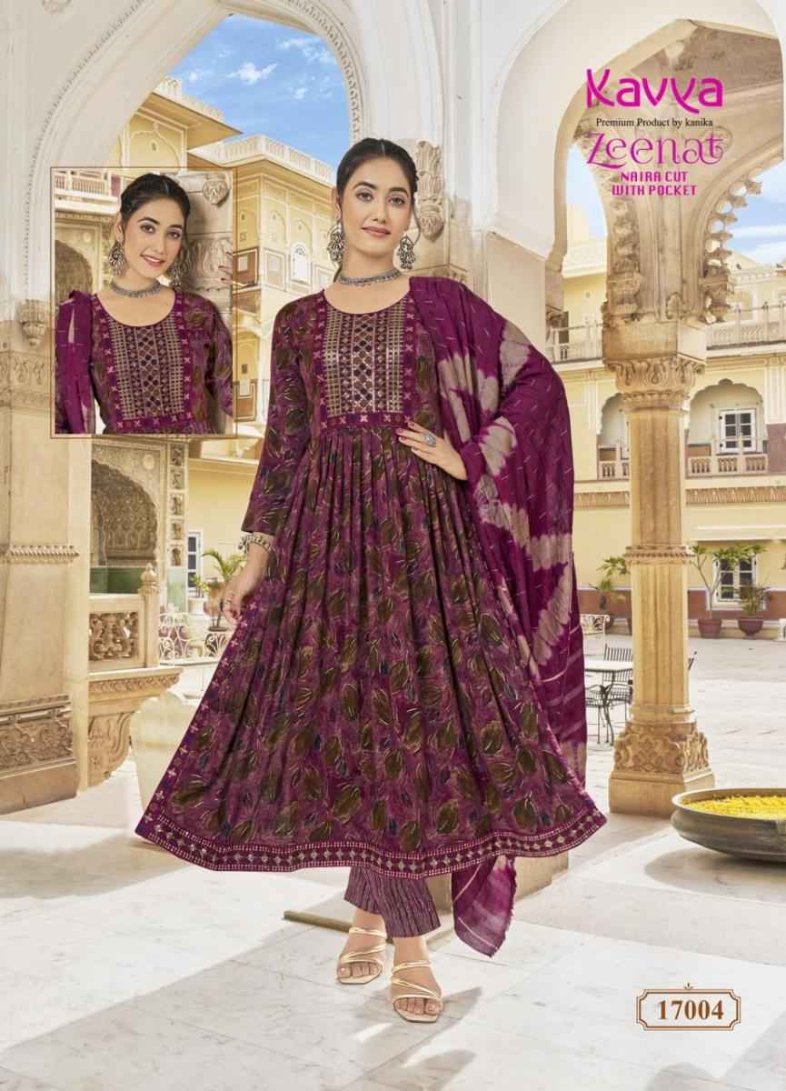 Kavya Zeenat Vol-17 Capsule Readymade Suit (10 pcs Catalogue)