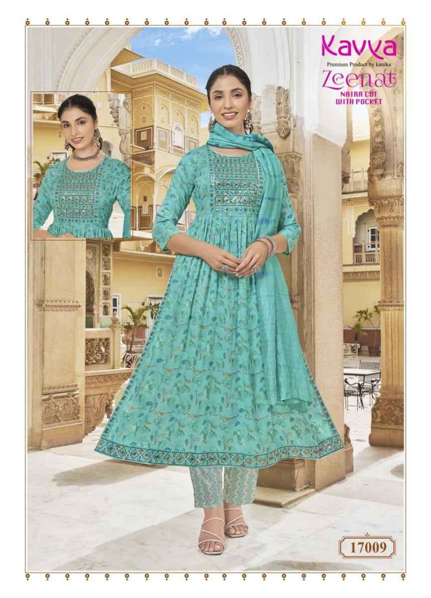 Kavya Zeenat Vol-17 Capsule Readymade Suit (10 pcs Catalogue)