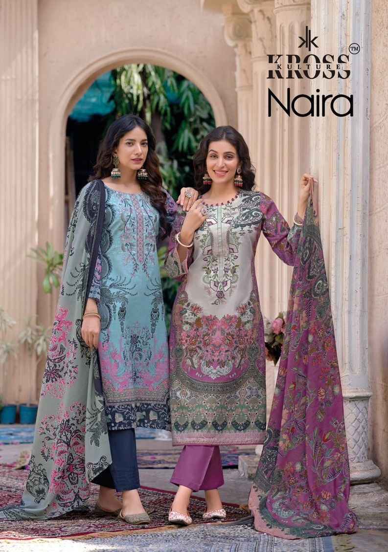 Kross Naira Cotton Dress Material 6 pcs Catalogue