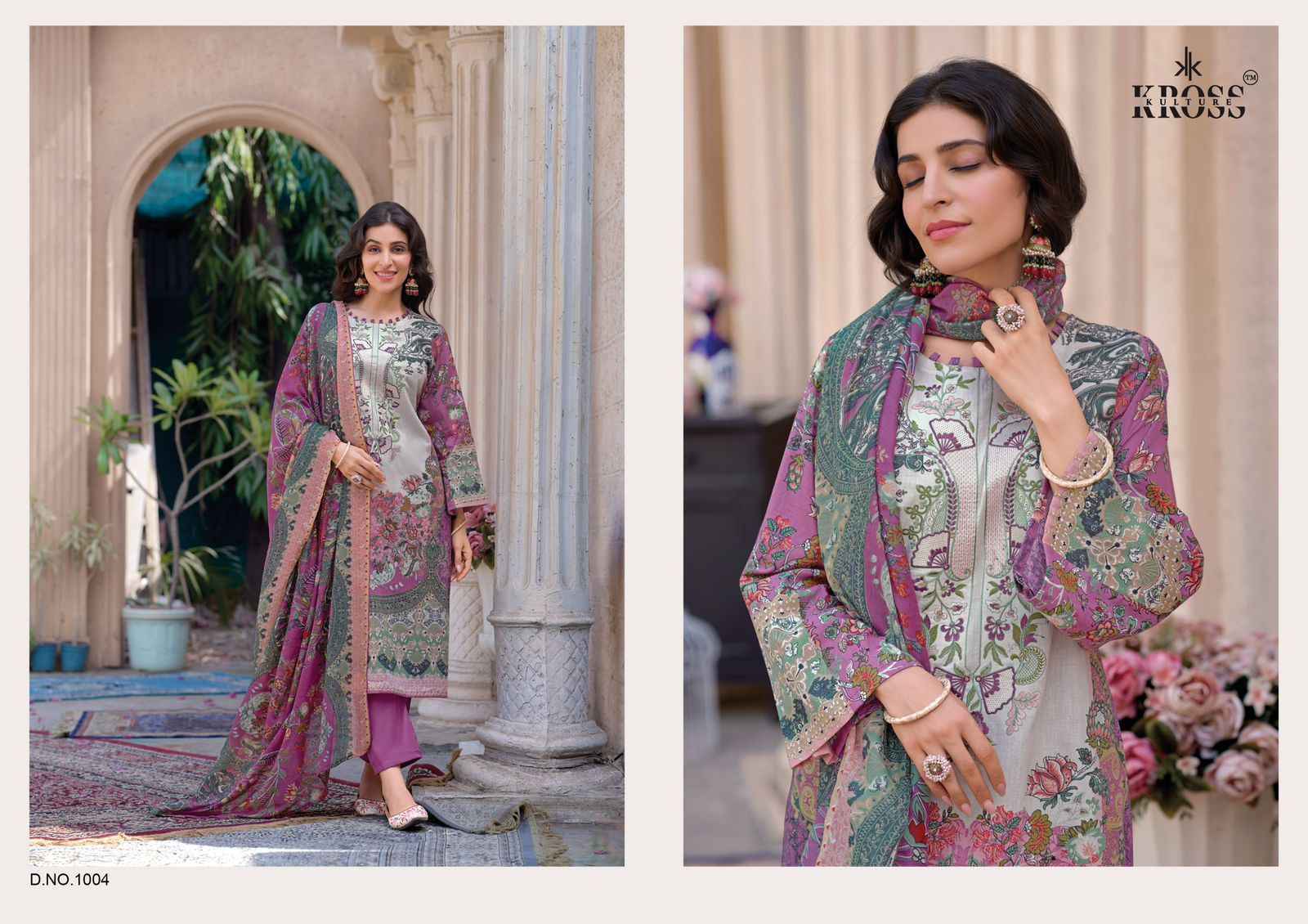 Kross Naira Cotton Dress Material 6 pcs Catalogue