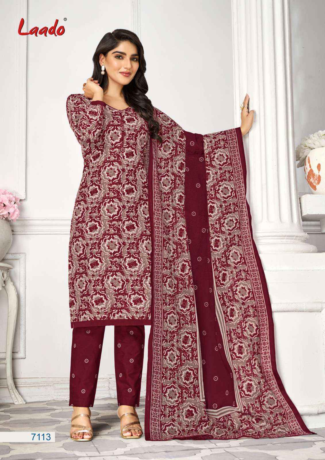 Laado Vol-71 Pure Cotton Dress Material (20 Pc Catalog)