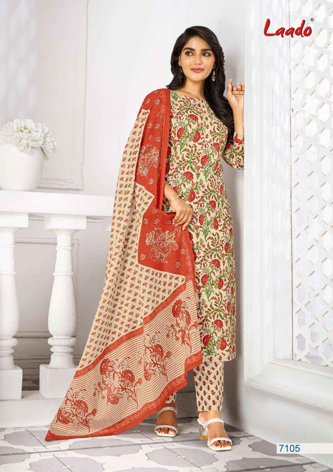 Laado Vol-71 Pure Cotton Dress Material (20 Pc Catalog)