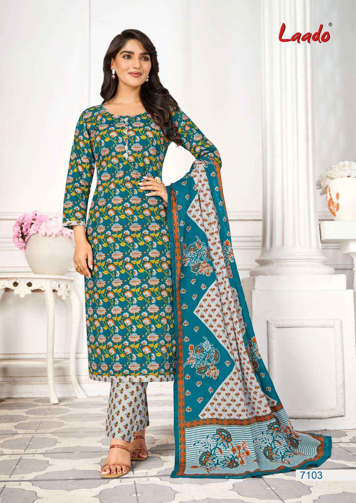 Laado Vol-71 Pure Cotton Dress Material (20 Pc Catalog)