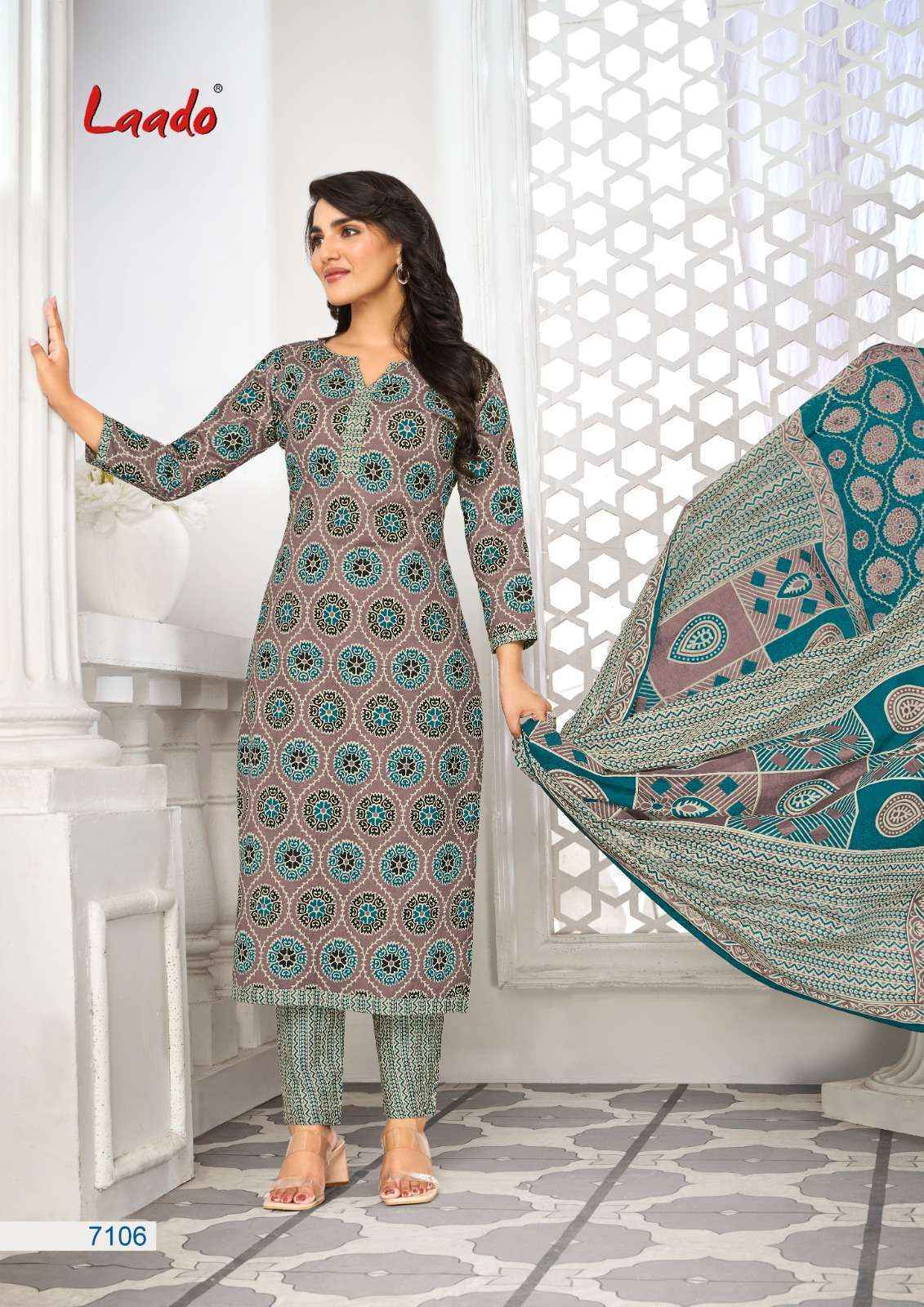 Laado Vol-71 Pure Cotton Dress Material (20 Pc Catalog)