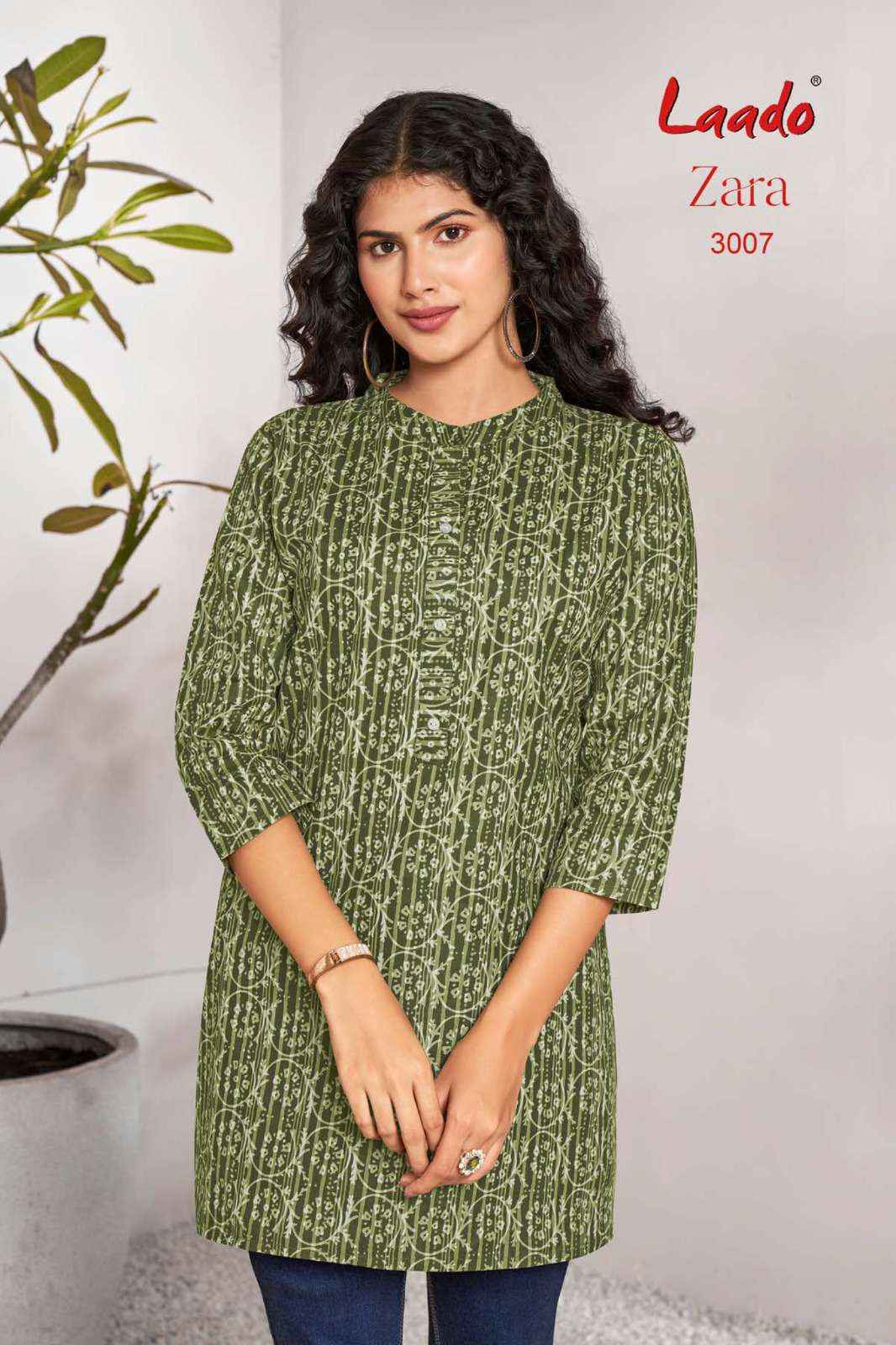 Laado Zara Vol 3 Cotton Kurti 12 pcs Catalogu