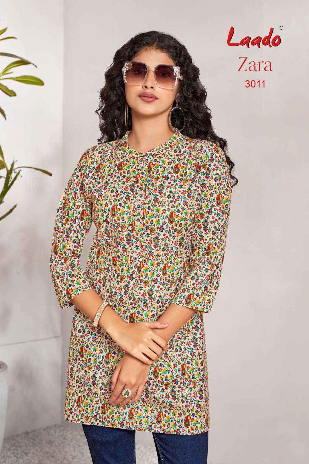 Laado Zara Vol 3 Cotton Kurti 12 pcs Catalogu