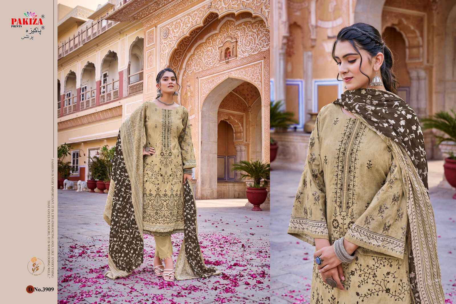 Pakiza Prints Shamaera Vol-39 Lawn Cotton Dress Material (10 Pc Catalouge)