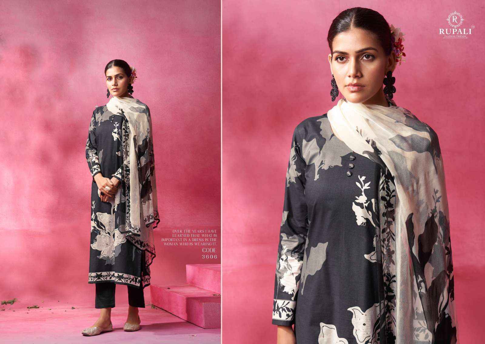 Rupali Fashion Bahara Lawn Cotton Dress Material (6 pcs Catalogue)