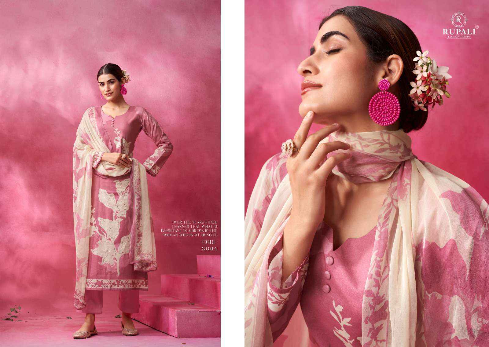 Rupali Fashion Bahara Lawn Cotton Dress Material (6 pcs Catalogue)