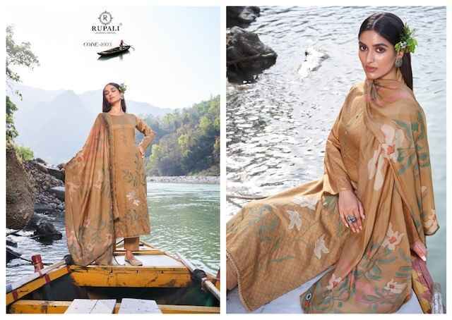 Rupali Fashion Desi Girl Jam Satin Dress Material (6 pcs Catalogue)