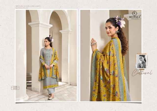 Rupali Fashion Dilkash Jam Satin Dress Material (6 pcs Catalogue)