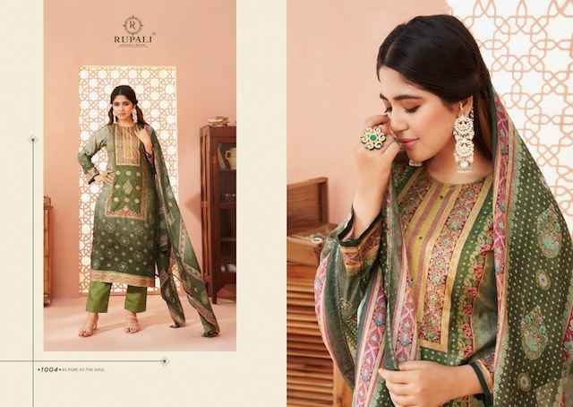 Rupali Fashion Muskan Pure Mumslin Dress Material (4 Pc Catalog)