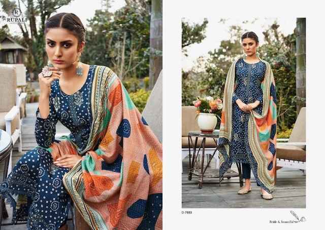 Rupali Fashion Parnisha Jam Satin Dress Material 4 pcs Catalogue