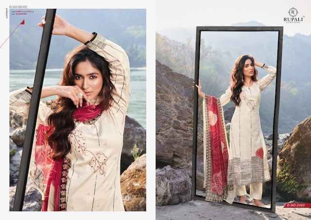 Rupali Fashion Suhaana Jaam Satin Dress Material (4 pcs Catalogue)