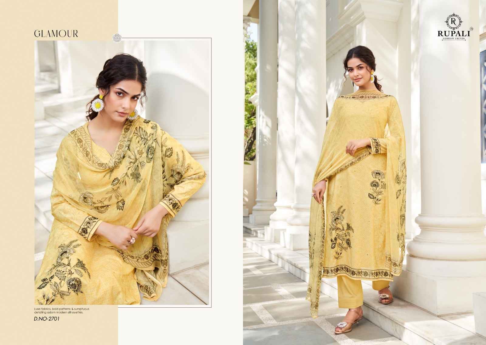 Rupali Fashion Swara Cotton Dress Material (4 pcs Catalogue)