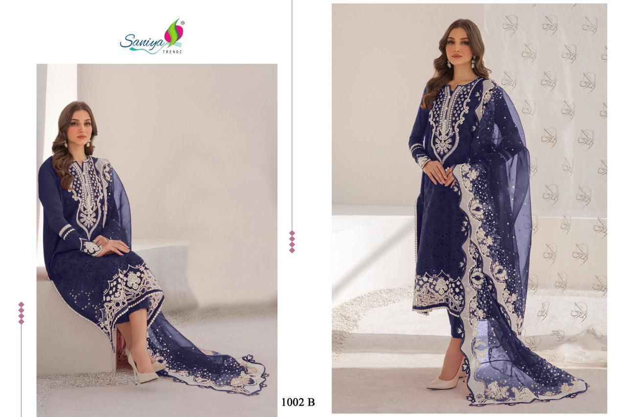 Saniya Trendz Baroque Vol-1 Cotton Dress Material (3 pcs Catalogue)