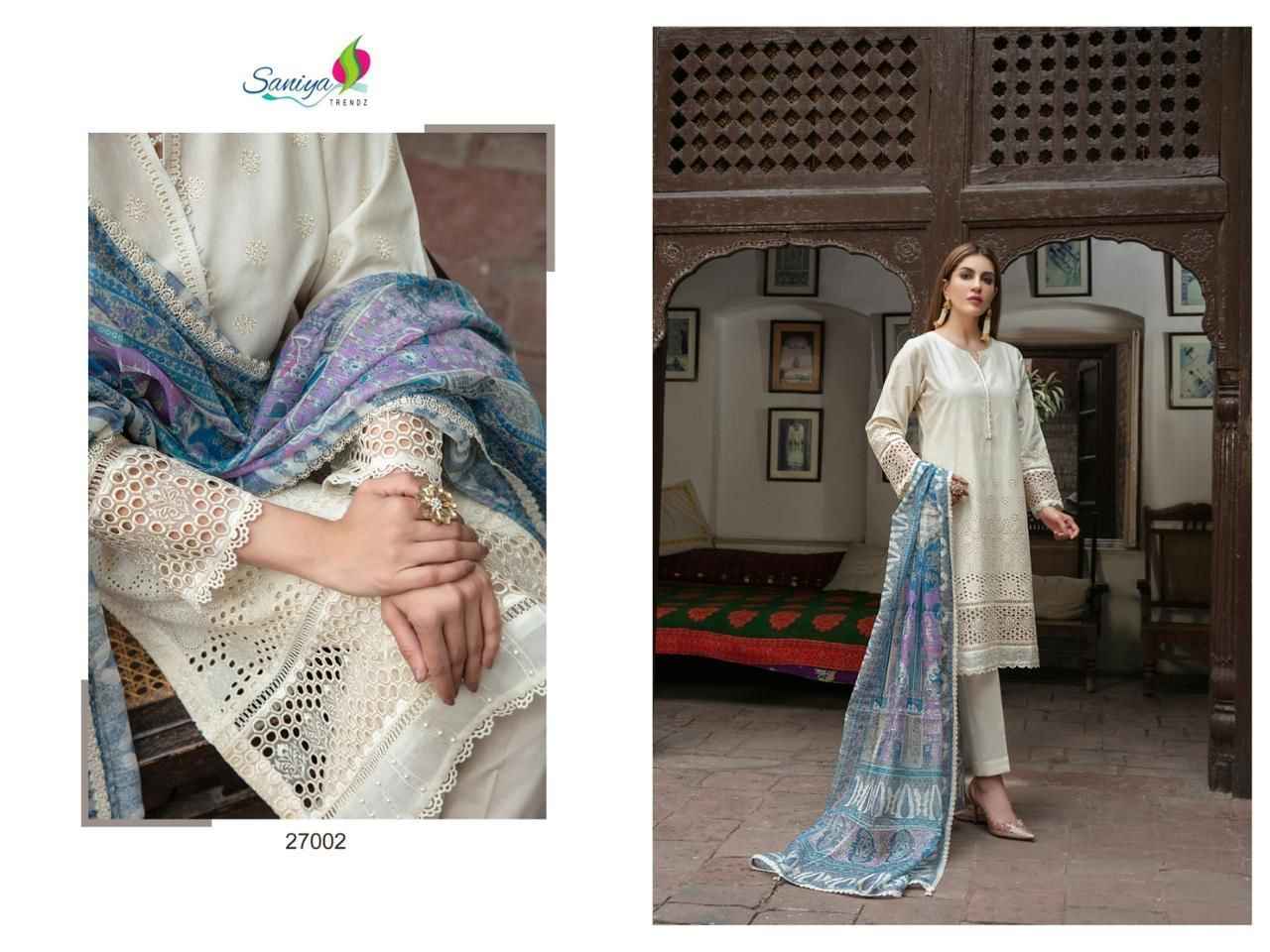 Saniya Trendz Maria.B Vol-27 Cotton Dress Material (3 pcs Catalogue)