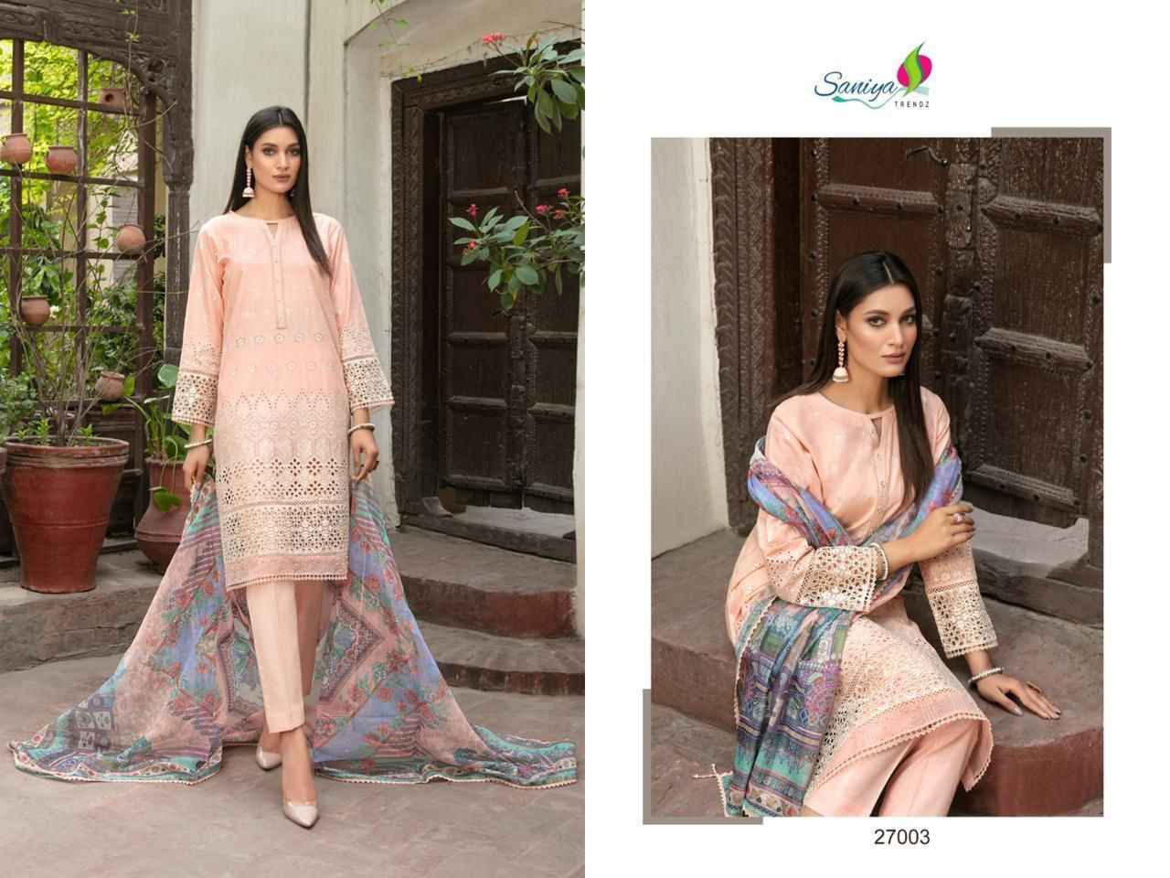 Saniya Trendz Maria.B Vol-27 Cotton Dress Material (3 pcs Catalogue)