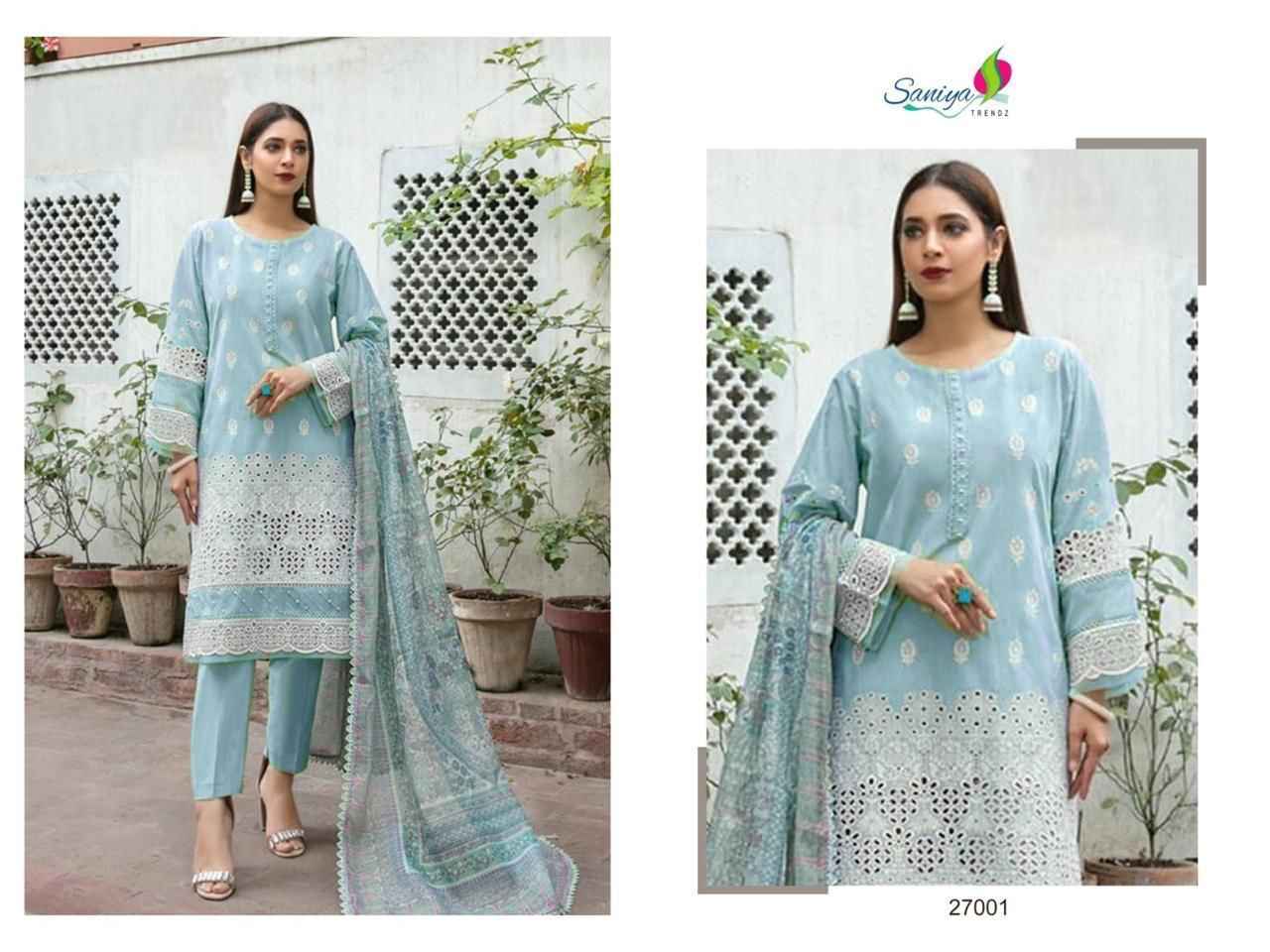 Saniya Trendz Maria.B Vol-27 Cotton Dress Material (3 pcs Catalogue)